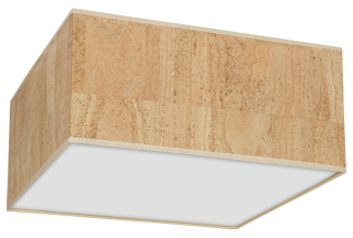 Lampa sufitowa CORK White/Cork 2xE27