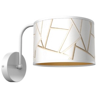 Kinkiet ZIGGY WHITE White/Gold 1xE27