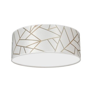 Lampa sufitowa ZIGGY WHITE White/Gold 2xE27