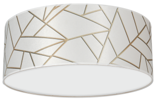 Lampa sufitowa ZIGGY WHITE White/Gold 2xE27
