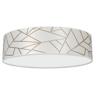 Lampa sufitowa ZIGGY WHITE White/Gold 3xE27