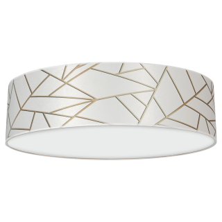 Lampa sufitowa ZIGGY WHITE White/Gold 3xE27