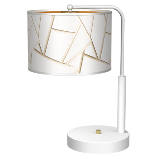 Lampka nocna ZIGGY WHITE White/Gold 1xE27