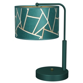 Lampka nocna ZIGGY GREEN Gold/Bottle green 1xE27