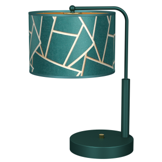 Lampka nocna ZIGGY GREEN Gold/Bottle green 1xE27