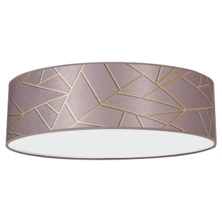 Lampa sufitowa ZIGGY PINK Gold/Pink 3xE27