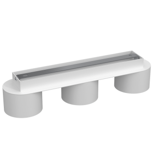 Lampa sufitowa DIXIE White  3xGX53