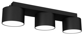 Lampa sufitowa DIXIE Black 3xGX53