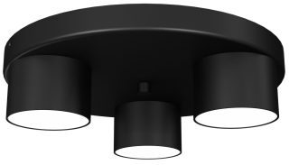 Lampa sufitowa DIXIE Black  3xGX53