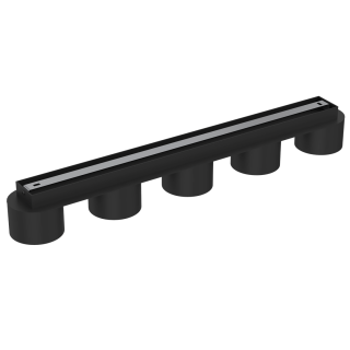 Lampa sufitowa DIXIE Black  5xGX53