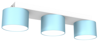 Lampa sufitowa DIXIE Blue/White 3xGX53