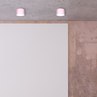 Lampa sufitowa DIXIE Pink/White  1xGX53