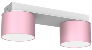 Lampa sufitowa DIXIE Pink/White  2xGX53