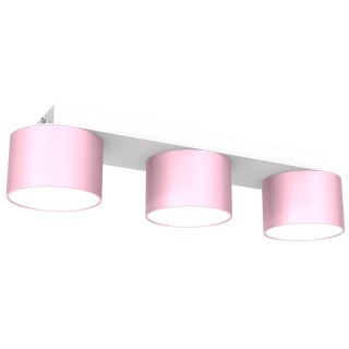Lampa sufitowa DIXIE Pink/White  3xGX53