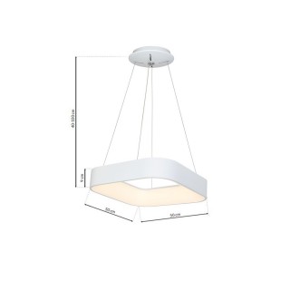 LAMPA WISZĄCA ASTRO WHITE 24W LED
