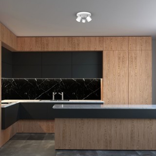 Lampa sufitowa DIXIE WHITE 3xGX53