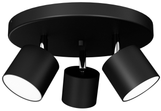 Lampa sufitowa DIXIE BLACK 3xGX53