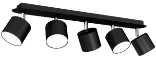 Lampa sufitowa DIXIE BLACK 5xGX53