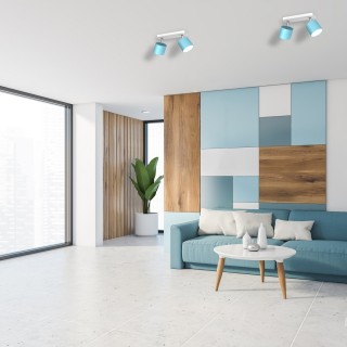 Lampa sufitowa DIXIE BLUE 2xGX53