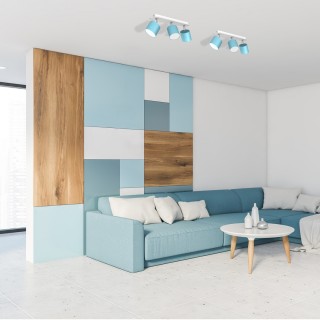 Lampa sufitowa DIXIE BLUE 3xGX53