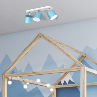 Lampa sufitowa DIXIE BLUE 3xGX53