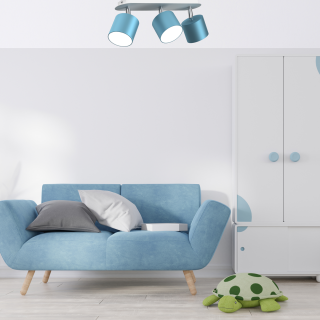 Lampa sufitowa DIXIE BLUE 3xGX53