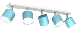 Lampa sufitowa DIXIE BLUE 5xGX53