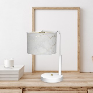Lampka nocna SENSO White/Gold 1xE27