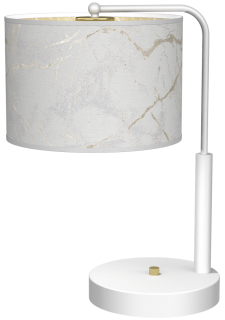 Lampka nocna SENSO White/Gold 1xE27