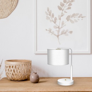 Lampa gabinetowa ALBION  BIEL / BAWEŁNA 1xE27