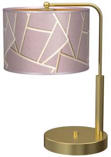 Lampka nocna ZIGGY PINK Gold/Pink 1xE27