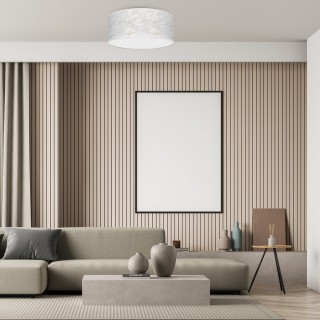 Lampa sufitowa SENSO White/Gold Ø400mm 2xE27