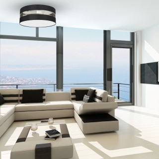 Lampa sufitowa ULTIMO BLACK 2xE27