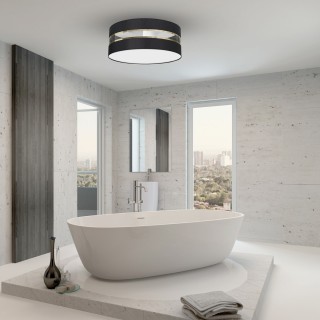 Lampa sufitowa ULTIMO BLACK 2xE27