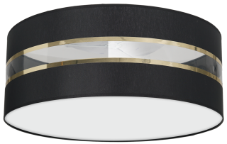 Lampa sufitowa ULTIMO BLACK 2xE27