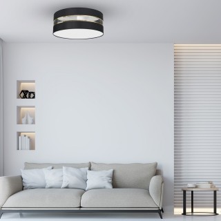 Lampa sufitowa ULTIMO BLACK 3xE27 50cm