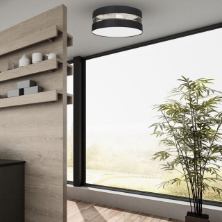 Lampa sufitowa ULTIMO BLACK 3xE27 50cm