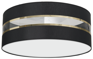 Lampa sufitowa ULTIMO BLACK 3xE27 50cm