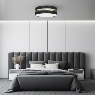 Lampa sufitowa ULTIMO BLACK 3xE27 60cm