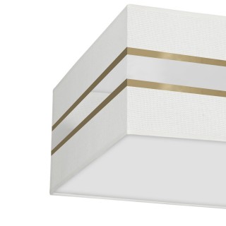 Lampa sufitowa Kwadrat ULTIMO WHITE 3xE27 50cm