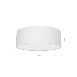 Lampa sufitowa ALBION BIEL / BAWEŁNA 3xE27