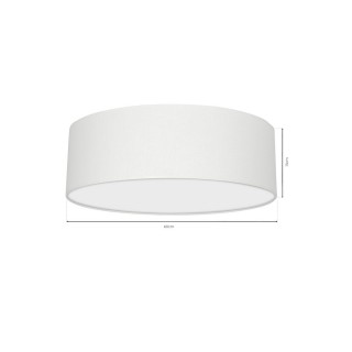 Lampa sufitowa ALBION BIEL / BAWEŁNA 3xE27