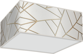 Lampa sufitowa ZIGGY WHITE White/Gold 2xE27