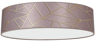 Lampa sufitowa ZIGGY PINK Gold/Pink 3xE27