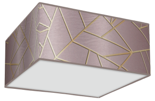 Lampa sufitowa ZIGGY PINK Gold/Pink 2xE27