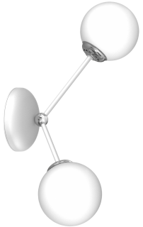 Kinkiet JOY WHITE 2xE14