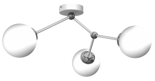 Lampa sufitowa JOY WHITE 3xE14