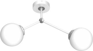 Lampa sufitowa JOY WHITE 2xE14