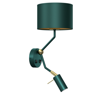 Kinkiet VERDE GREEN + 1x mini GU10