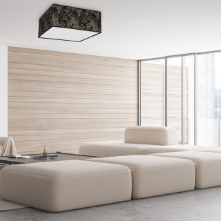 Lampa sufitowa SATINO GOLD 3xE27 50cm